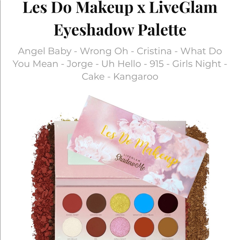 Liveglam x Les do Makeup palette